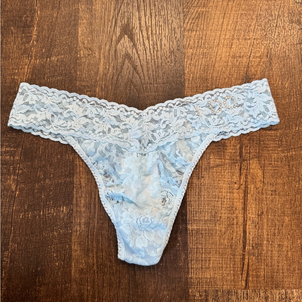 Hanky Panky Light Blue Lace Panties